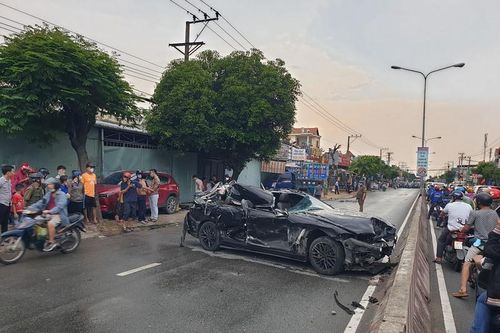 Ô tô tông loạt xe máy ở Bình Dương: Tài xế có nồng độ cồn