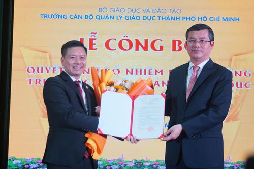 TS Vũ Quảng làm Hiệu trưởng Trường Cán bộ Quản lý GD TPHCM
