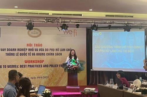 BIDV tích cực hỗ trợ các doanh nghiệp nhỏ và vừa do phụ nữ làm chủ