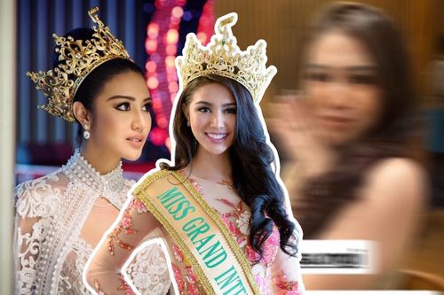 Hoa hậu đẹp nhất thế giới 2016 xuống sắc rõ rệt khi bị ông Nawat quay cận mặt bằng cam thường