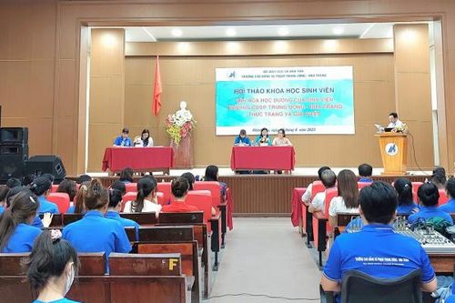 Trường Cao đẳng Sư phạm Trung ương - Nha Trang Hội thảo khoa học sinh viên về văn hóa học đường