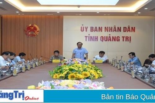 UBND tỉnh nghe báo cáo đề xuất Dự án xây dựng cảng chuyên dụng và băng tải chở than đá từ Cửa khẩu quốc tế La Lay về Quảng Trị