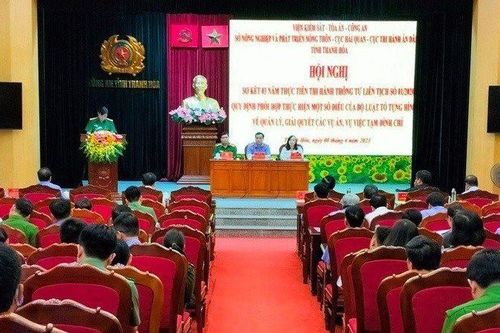 Nhiều kết quả tích cực trong công tác phối hợp thực hiện quản lý, giải quyết các vụ án, vụ việc tạm đình chỉ