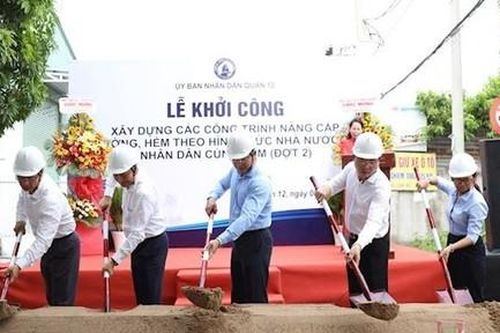 Quận 12: Mở rộng, nâng cấp 17 tuyến đường theo hình thức nhà nước và nhân dân cùng làm