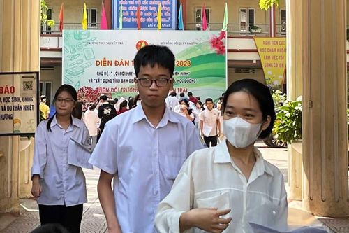 Hà Đông: Môn Ngoại ngữ vừa sức với học sinh, nhiều em dự kiến điểm cao