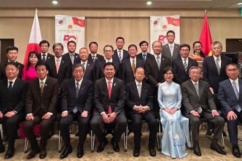 Đại sứ Phạm Quang Hiệu làm việc với Liên minh Nghị sĩ hữu nghị Nhật-Việt