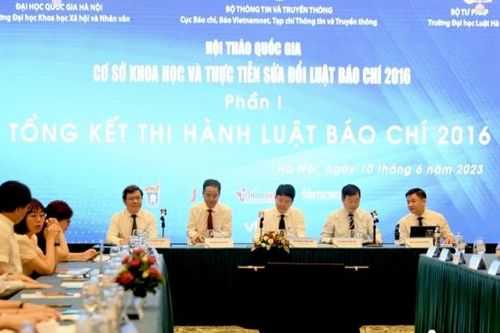 Sửa đổi, bổ sung Luật báo chí phù hợp với sự phát triển của báo chí trong thời đại số