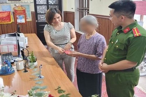 Công an xã kịp thời ngăn chặn cụ bà chuyển 100 triệu cho đối tượng lừa đảo