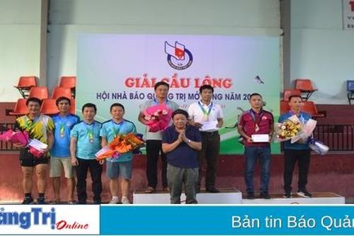 Bế mạc Giải cầu lông Hội Nhà báo Quảng Trị mở rộng năm 2023