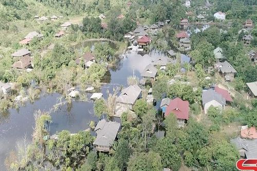 Sớm triển khai dự án tiêu thoát nước chống ngập úng bản Giáng
