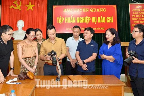 Báo Tuyên Quang tập huấn tin bài chuẩn SEO, ảnh báo chí