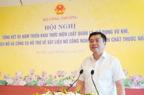 Bộ Công Thương nỗ lực trong thực thi Luật quản lý, sử dụng vũ khí, vật liệu nổ