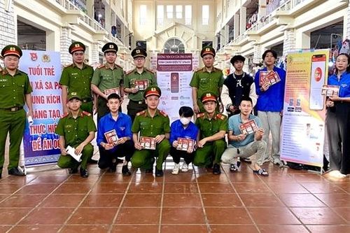 Tuổi trẻ Công an tỉnh Lào Cai xung kích thực hiện Đề án 06