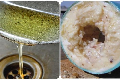 Tại sao không nên đổ dầu mỡ xuống bồn rửa?
