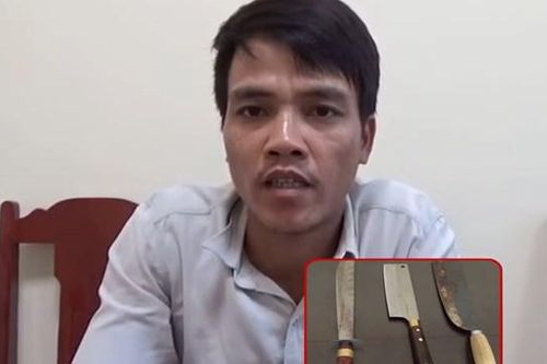 Tạm giữ người đàn ông phi dao vào hai anh em cùng thôn