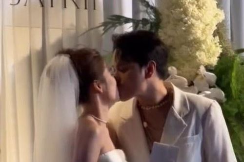 Khoảnh khắc hạnh phúc của ca sĩ Jaykii và Mai Anh trong lễ cưới