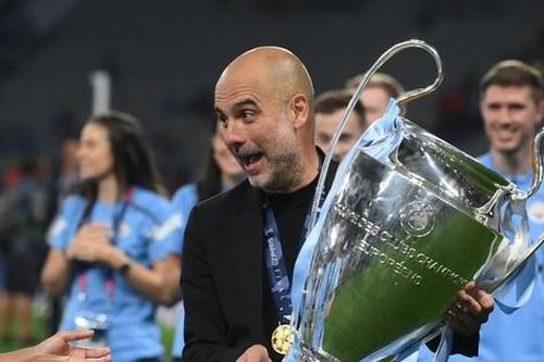 Pep Guardiola chửi thề trên truyền hình sau chức vô địch Champions League