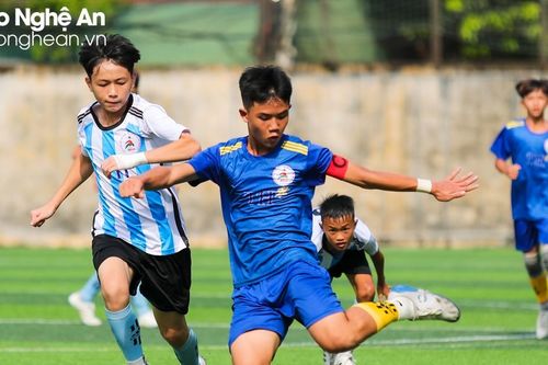 Thiếu niên Quỳnh Lưu - Hưng Nguyên 2-0: Quỳnh Lưu nhận vé sớm vào bán kết