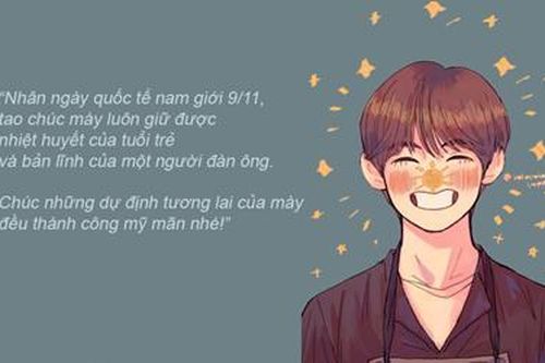Lời chúc các bạn nam trong lớp mang hàm ý tốt đẹp
