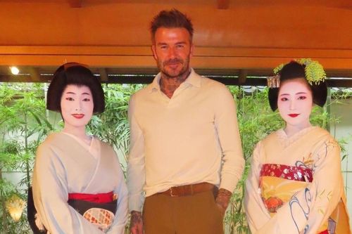 Những ngày nghỉ ở Nhật Bản của gia đình Beckham