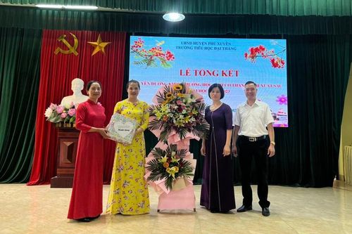 Trường Tiểu học Đại Thắng tự hào đón chuẩn mức độ 2