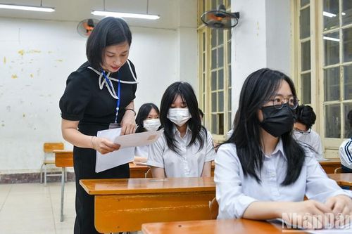Hà Nội: Thêm phương án chấm cho bài làm của thí sinh hiểu nhầm đề Toán thi lớp 10