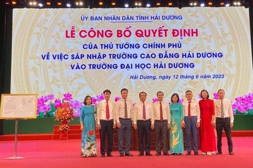 Sáp nhập Trường Cao đẳng Hải Dương vào Trường Đại học Hải Dương với những kỳ vọng