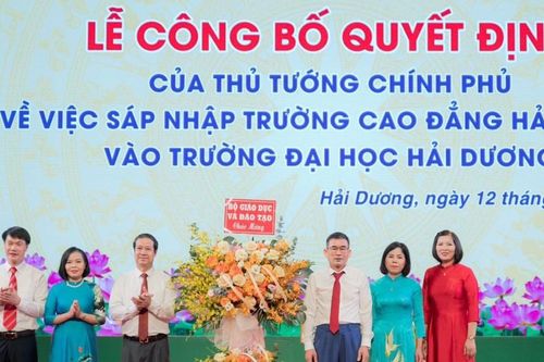 Sáp nhập Cao đẳng Hải Dương vào Đại học Hải Dương