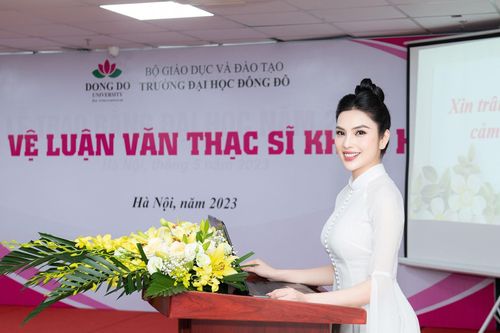 MC Kim Huyền Sâm tốt nghiệp thạc sĩ kinh tế
