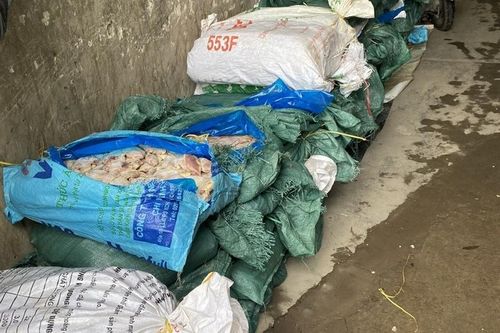 Thu giữ gần 1 tấn cánh gà đông lạnh ở quận Tây Hồ có dấu hiệu sắp phân hủy