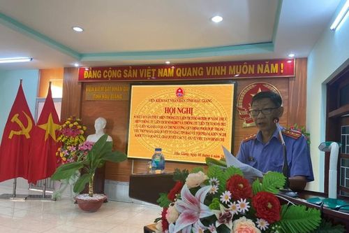 VKSND tỉnh Hậu Giang tổ chức hội nghị sơ kết các quy định phối hợp trong thi hành án.