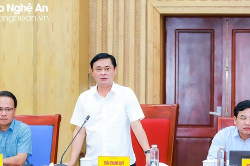 Đoàn giám sát HĐND tỉnh Nghệ An về công tác bảo vệ môi trường làm việc với UBND tỉnh