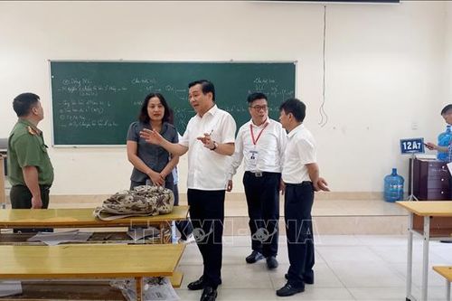 Kiểm tra công tác thi THPT năm 2023 tại Quảng Ninh