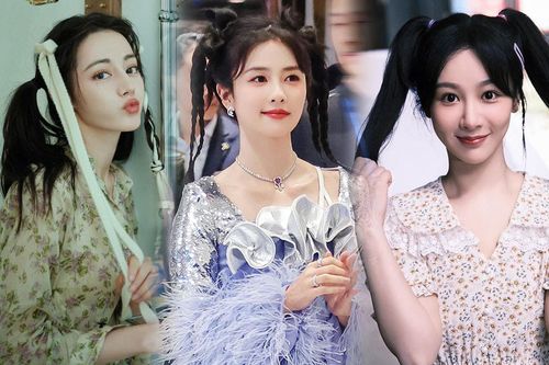 Cùng một kiểu tạo hình, Bạch Lộc đẹp ngang ngửa Địch Lệ Nhiệt Ba, Dương Tử bỗng lép vế