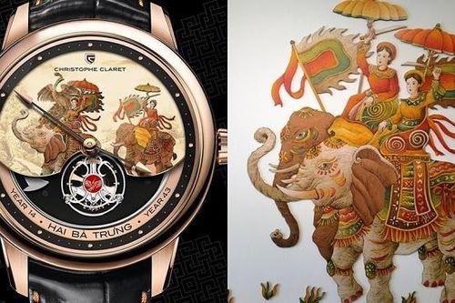Đồng hồ Thụy Sĩ đạo nhái tranh của họa sĩ Việt Nam?
