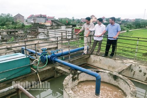 Bảo đảm hoạt động cấp nước sinh hoạt mùa nắng nóng