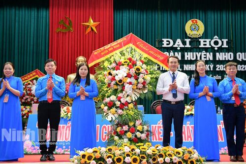 Đại hội Công đoàn huyện Nho Quan nhiệm kỳ 2023 - 2028