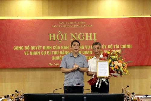 Ông Mai Xuân Thành giữ chức Bí thư Đảng ủy cơ quan Tổng cục Thuế