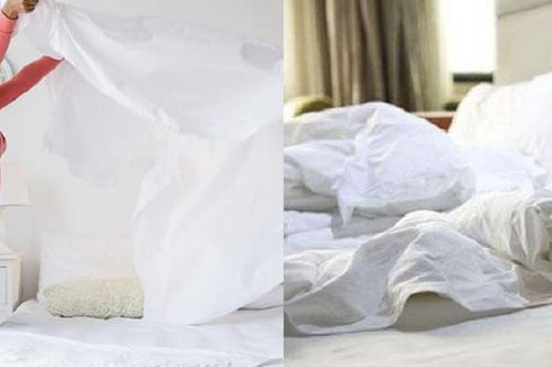 Vì sao không nên gấp chăn ngay sau khi ngủ dậy?