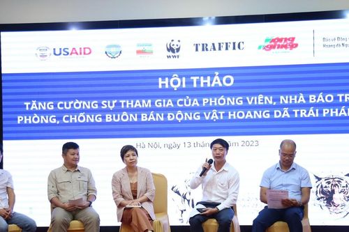 Ra mắt mạng lưới nhà báo điều tra buôn bán động vật hoang dã