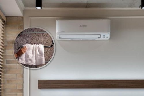 Lợi ích bất ngờ khi treo khăn ẩm trong phòng điều hòa
