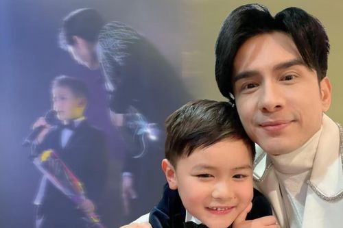 Con trai Đan Trường hát tiếng Việt, song ca cùng bố trên sân khấu: Nhan sắc khiến dân tình 'bấn loạn'!
