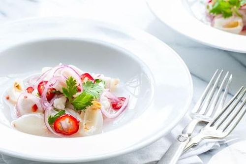 Cách làm ceviche vải thiều - món gỏi hải sản đặc biệt đến từ Peru