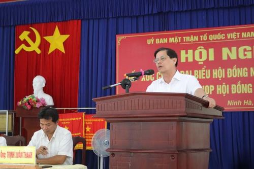 Đại biểu HĐND tỉnh, HĐND thị xã Ninh Hòa Tiếp xúc cử tri 6 xã, phường thị xã Ninh Hòa