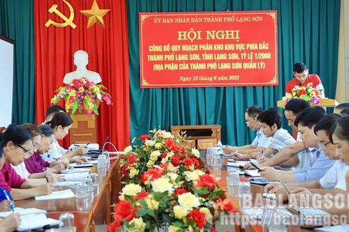 Công bố quy hoạch phân khu khu vực phía Bắc thành phố Lạng Sơn
