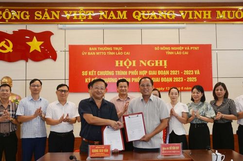 Phối hợp thực hiện xây dựng, phát triển nông nghiệp - nông thôn và Cuộc vận động 'Người Việt Nam ưu tiên dùng hàng Việt Nam'