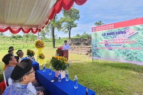 Khởi công dự án bảo tồn tu bổ, phục hồi và tôn tạo di tích lăng mộ Nghi Thiên Chương Hoàng hậu Từ Dụ