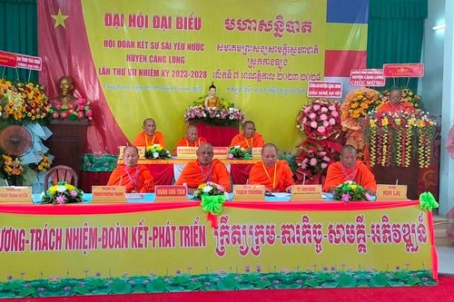 Trà Vinh: Thượng tọa Thạch Thường được tái suy cử Chủ tịch Hội Đoàn kết Sư sãi yêu nước H.Càng Long