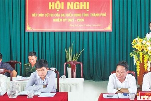 Gắn trách nhiệm người đứng đầu trong giải quyết kiến nghị cử tri