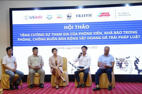 Lập mạng lưới nhà báo, phóng viên chống buôn bán động vật hoang dã